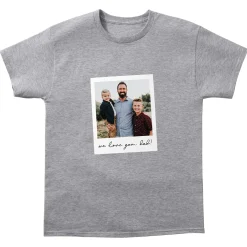 Custom Polaroid Photo T-Shirt