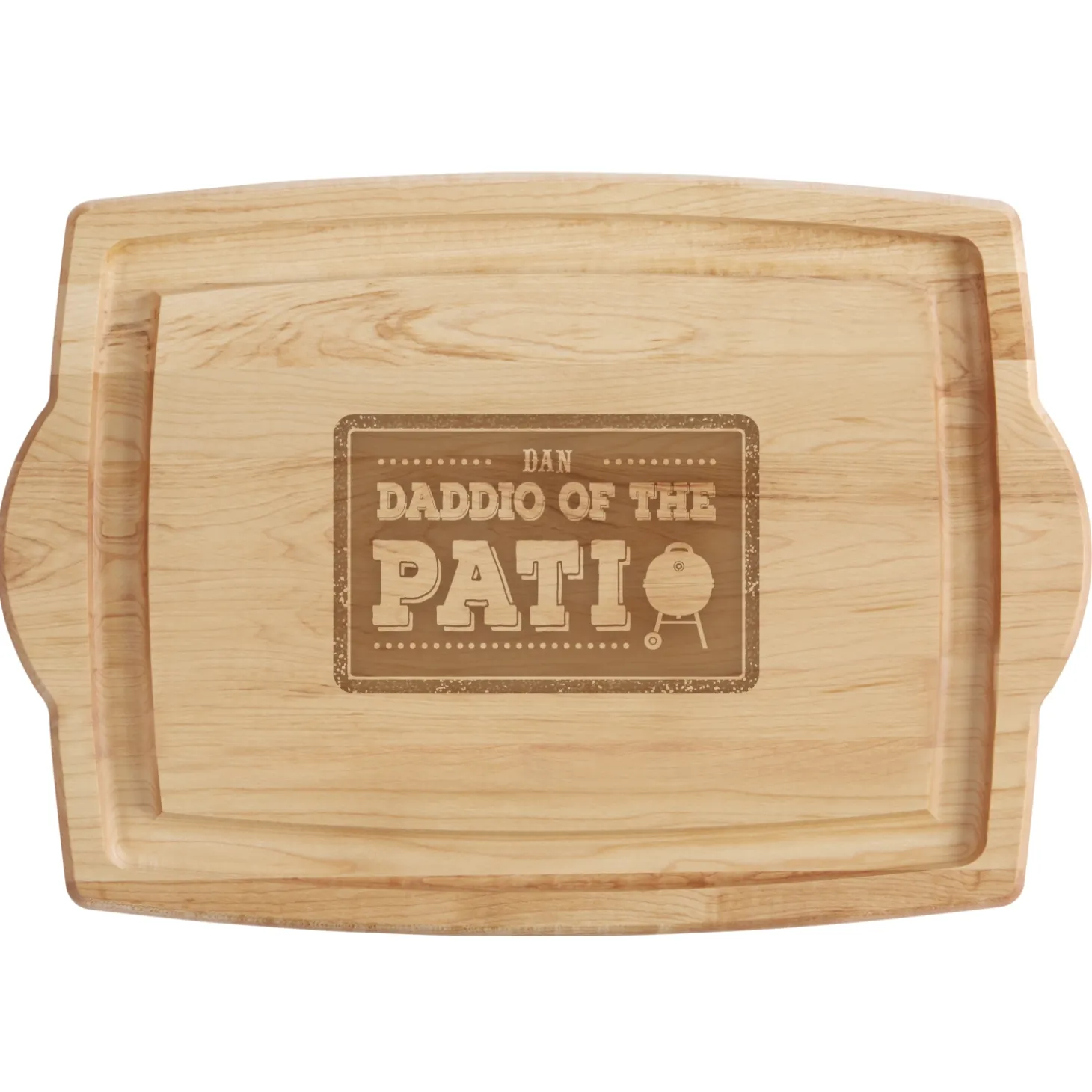 Daddio of the Patio Maple Wood Cutting Board