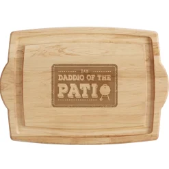 Daddio of the Patio Maple Wood Cutting Board