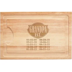 Dad Established Maple Wood Cutting Board