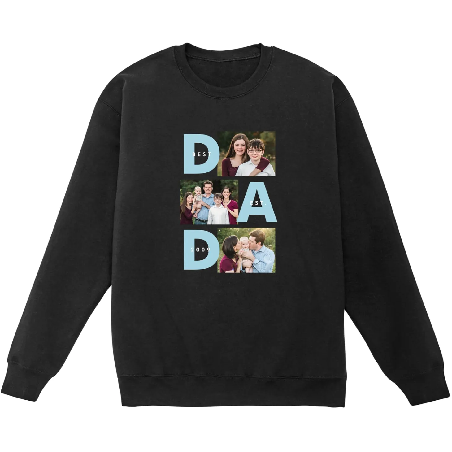 DAD Established Photo Collage Sweatshirt