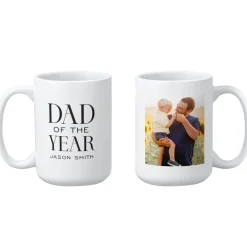 Dad of the Year Photo Mug