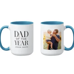 Dad of the Year Photo Mug