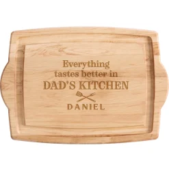 Dad's Taste Maple Wood Cutting Board