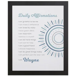 Daily Affirmations Canvas