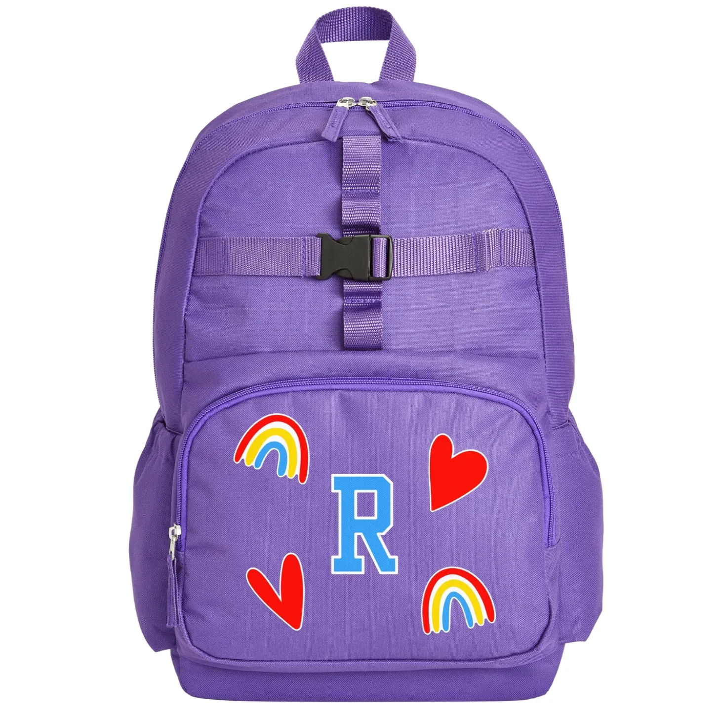 Decal + Monogram Purple Backpack Collection