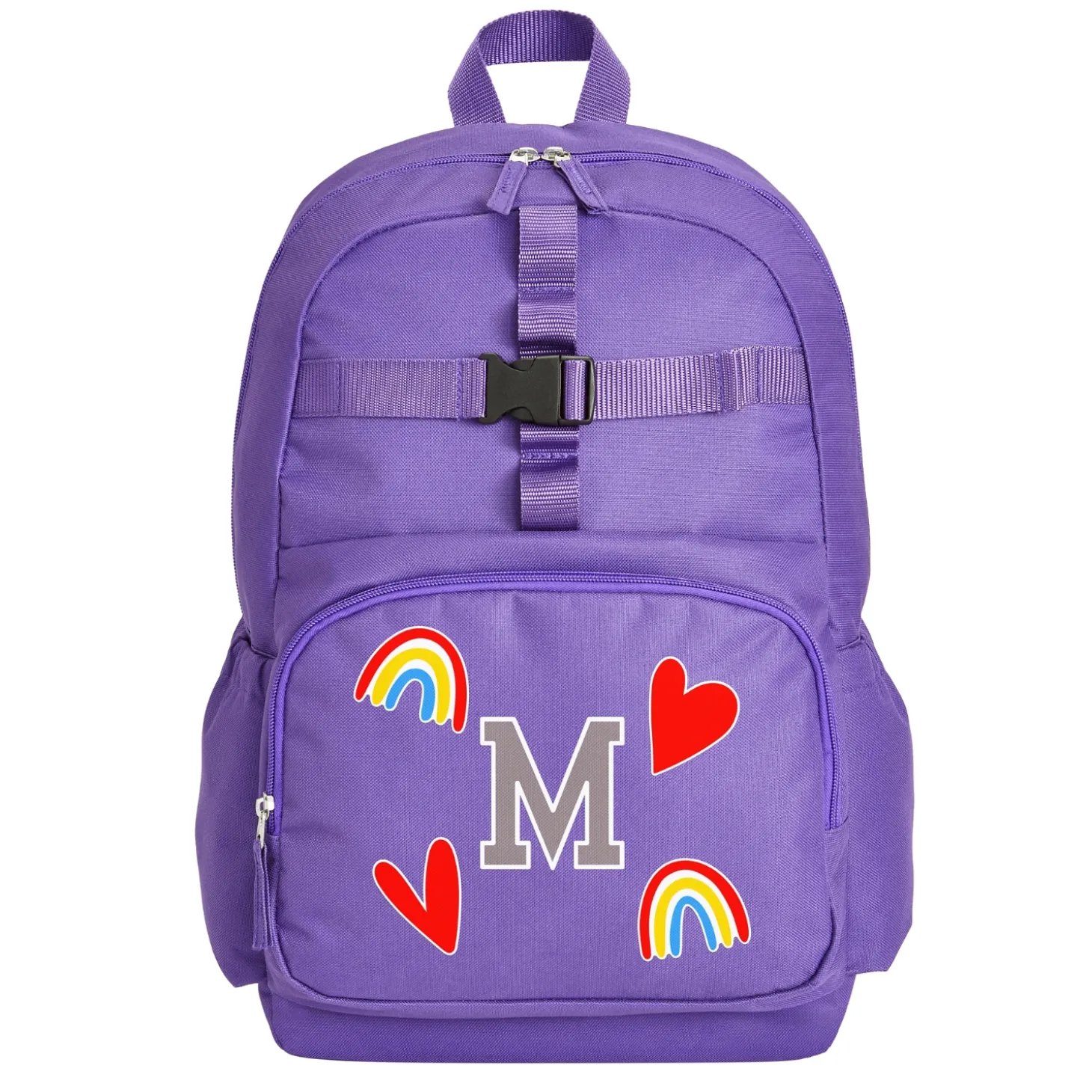 Decal + Monogram Purple Backpack Collection