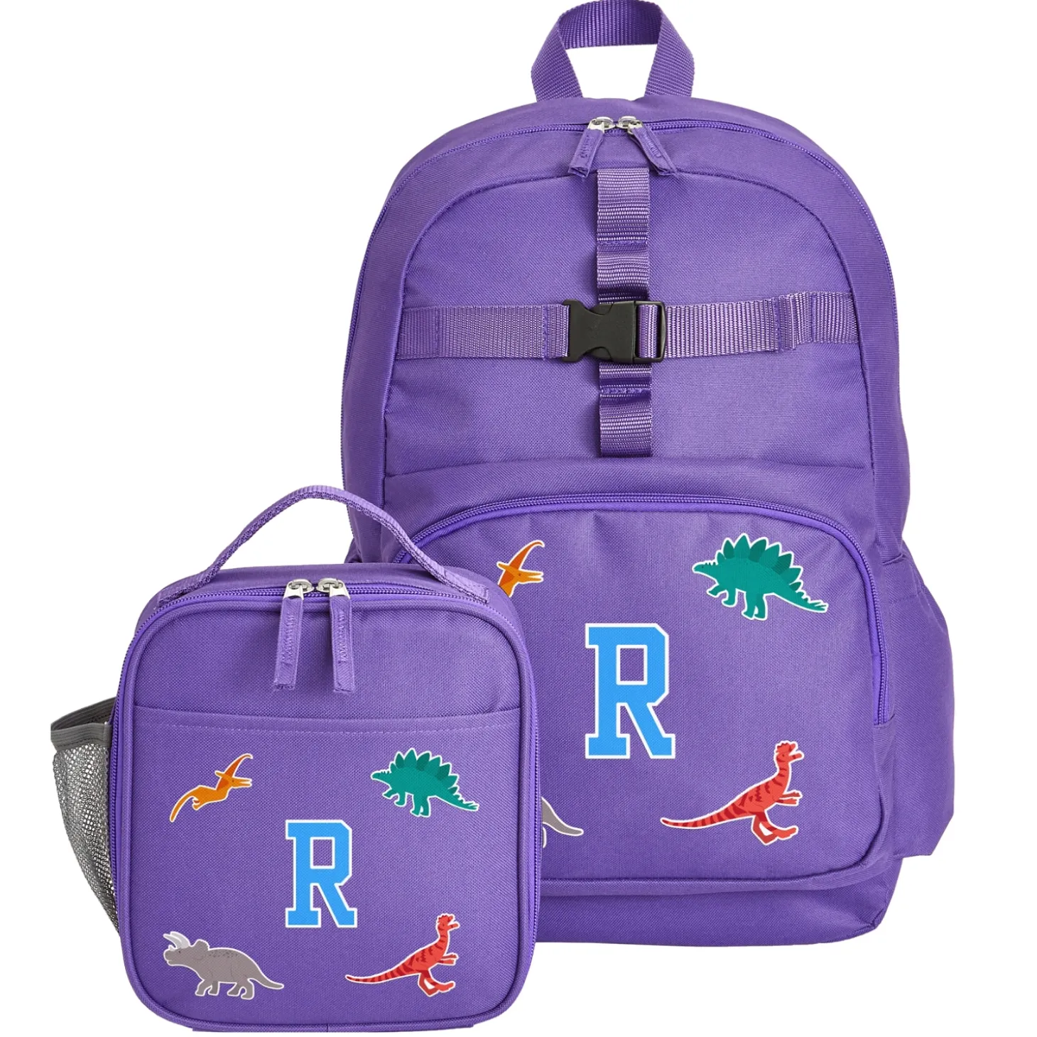 Decal + Monogram Purple Backpack Collection