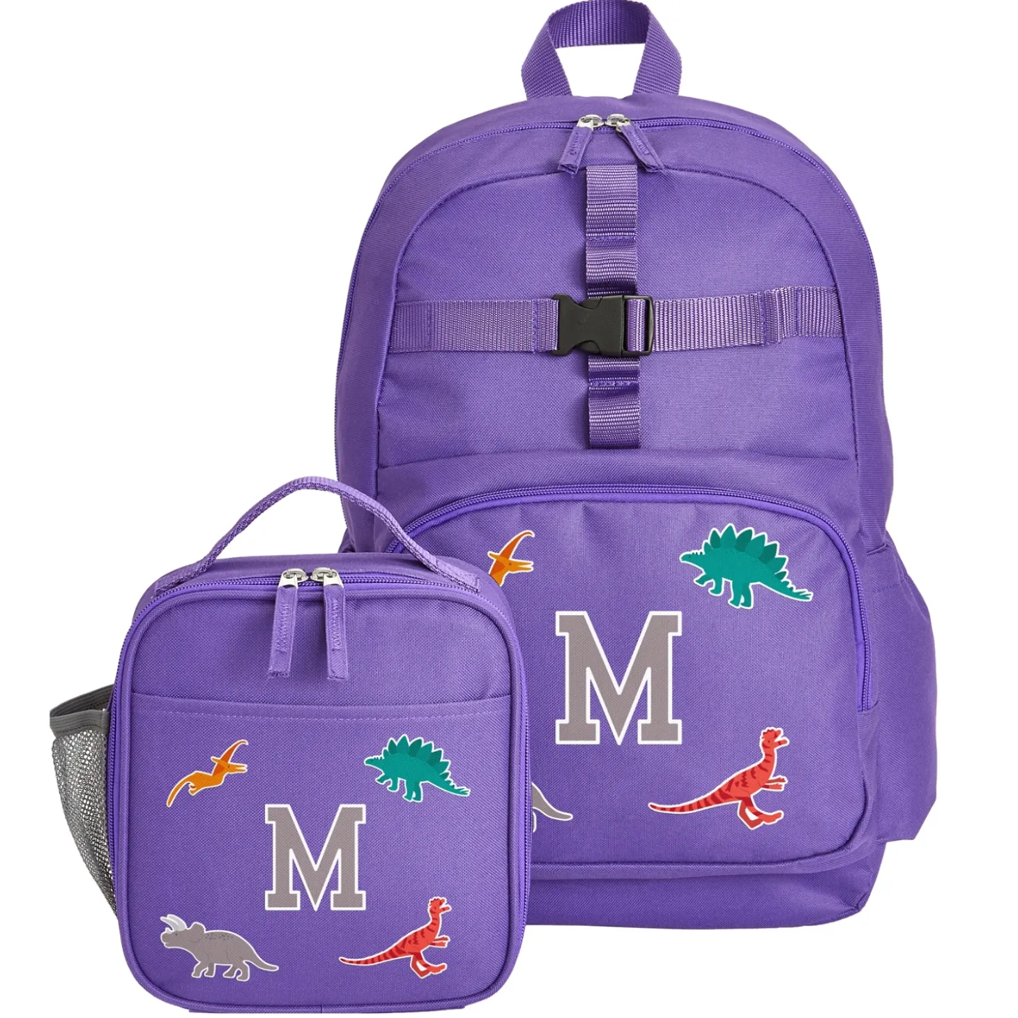 Decal + Monogram Purple Backpack Collection
