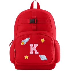 Decal + Monogram Red Backpack Collection