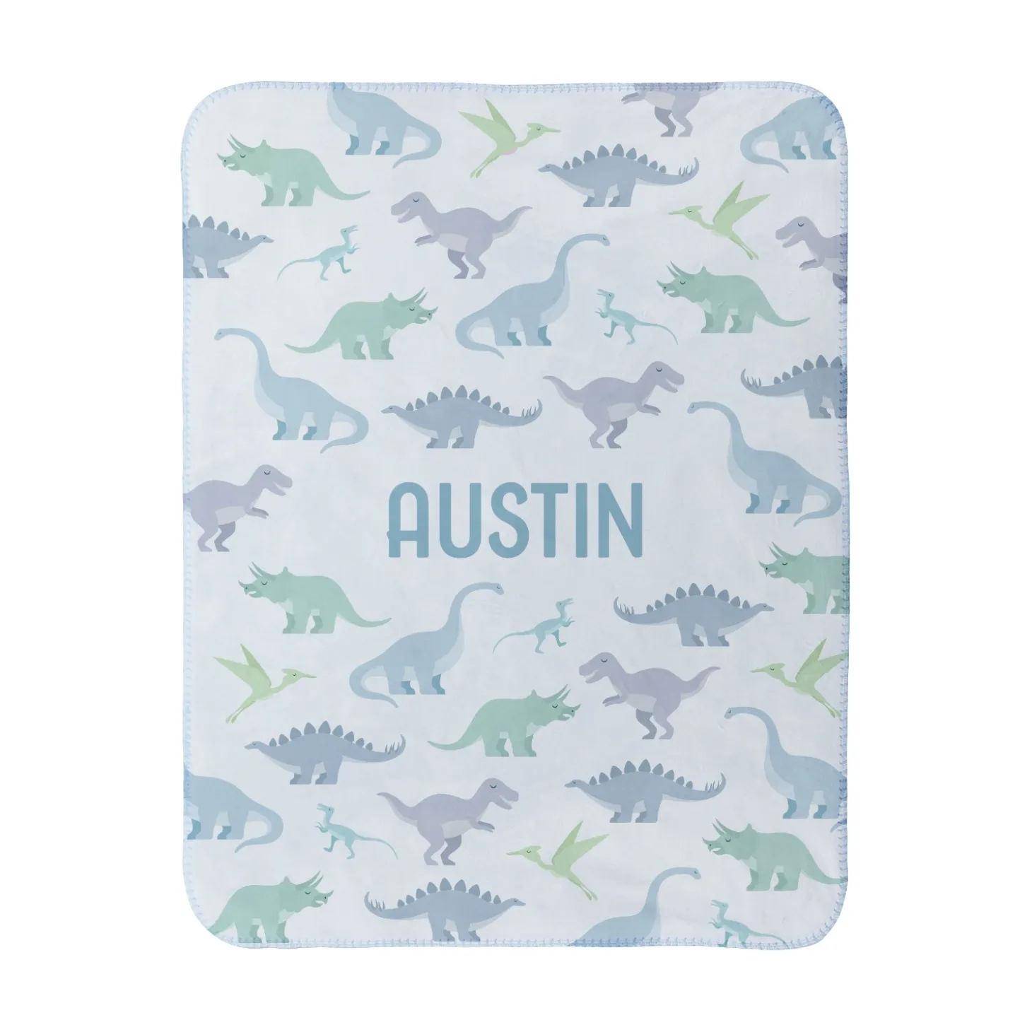 Dinosaur Friends Sherpa Baby Blanket