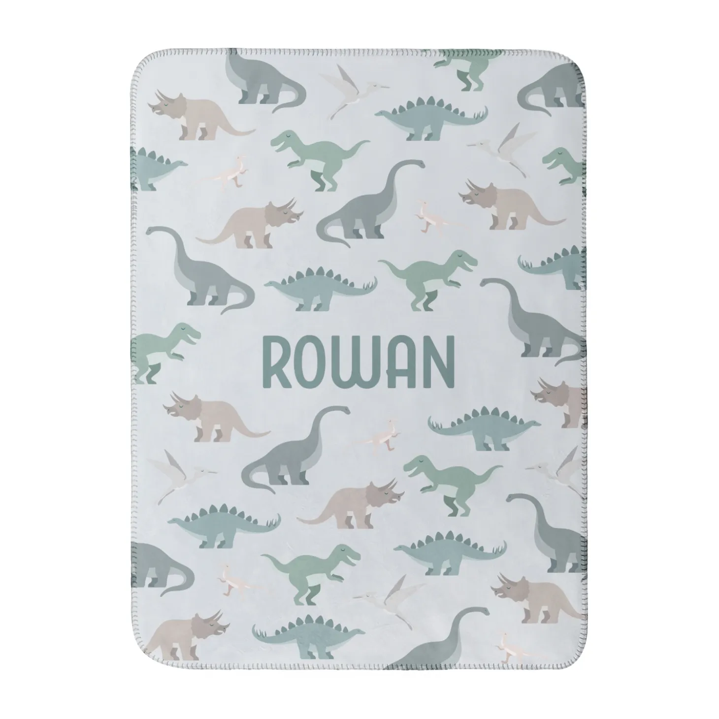 Dinosaur Friends Sherpa Baby Blanket