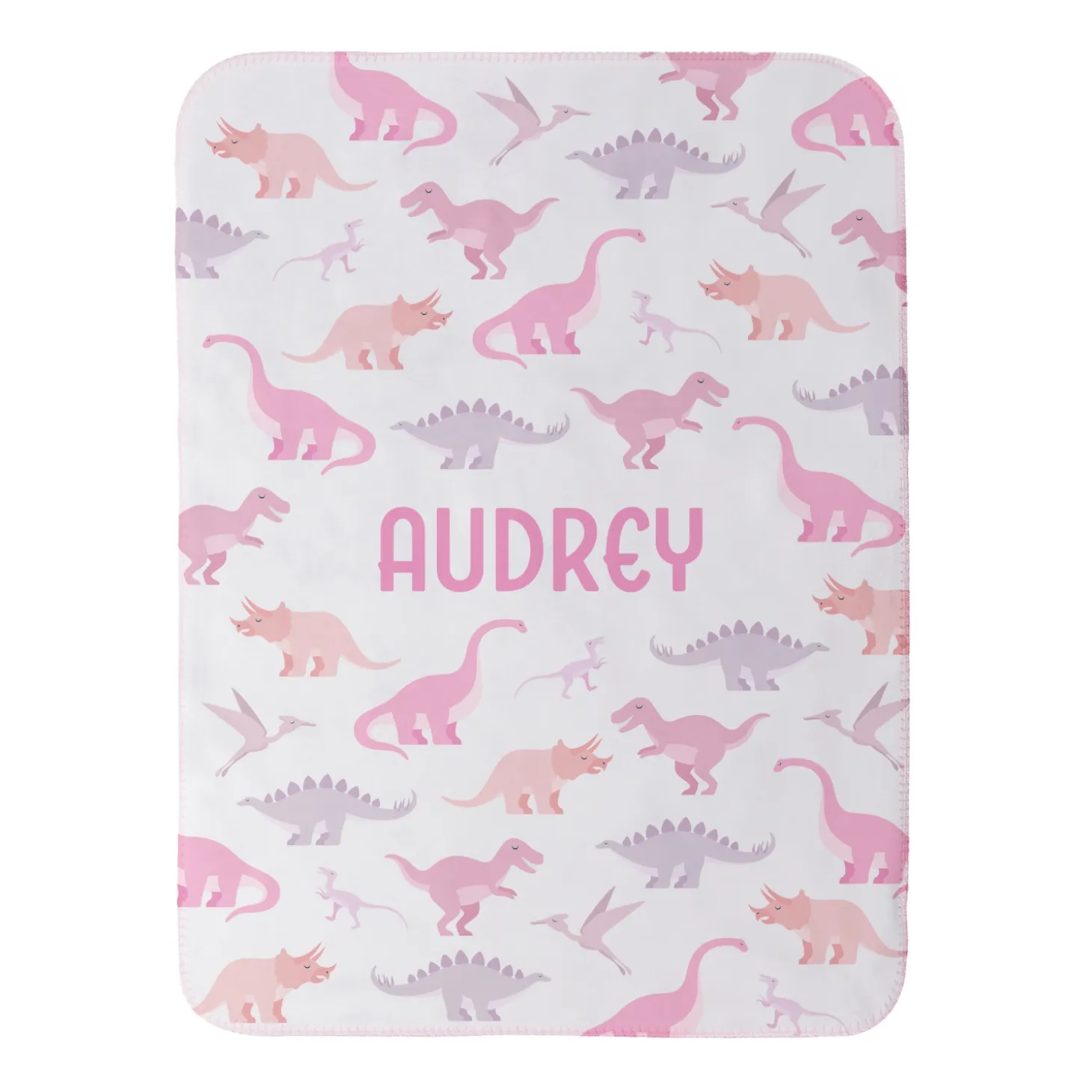Dinosaur Friends Sherpa Baby Blanket