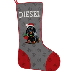 Dog Breed Puppy Stocking by Linda Picken©
