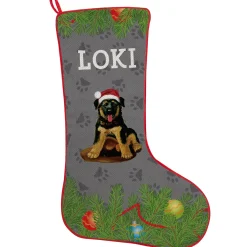 Dog Breed Puppy Stocking by Linda Picken©