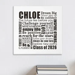Dream Big Graduation Canvas