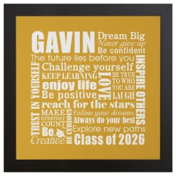 Dream Big Graduation Canvas