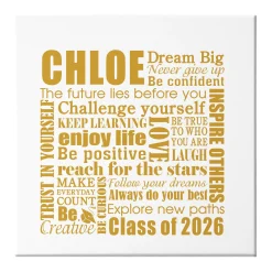 Dream Big Graduation Canvas