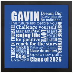 Dream Big Graduation Canvas