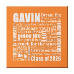 Dream Big Graduation Canvas