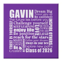 Dream Big Graduation Canvas
