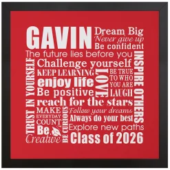 Dream Big Graduation Canvas