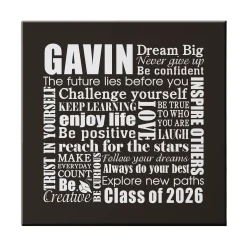 Dream Big Graduation Canvas