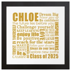 Dream Big Graduation Canvas