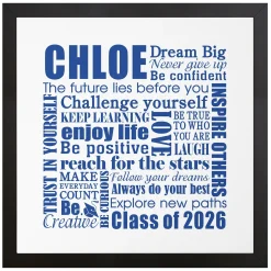 Dream Big Graduation Canvas