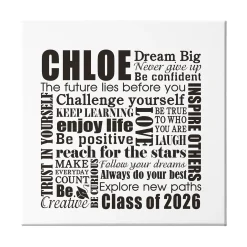 Dream Big Graduation Canvas