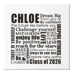 Dream Big Graduation Canvas