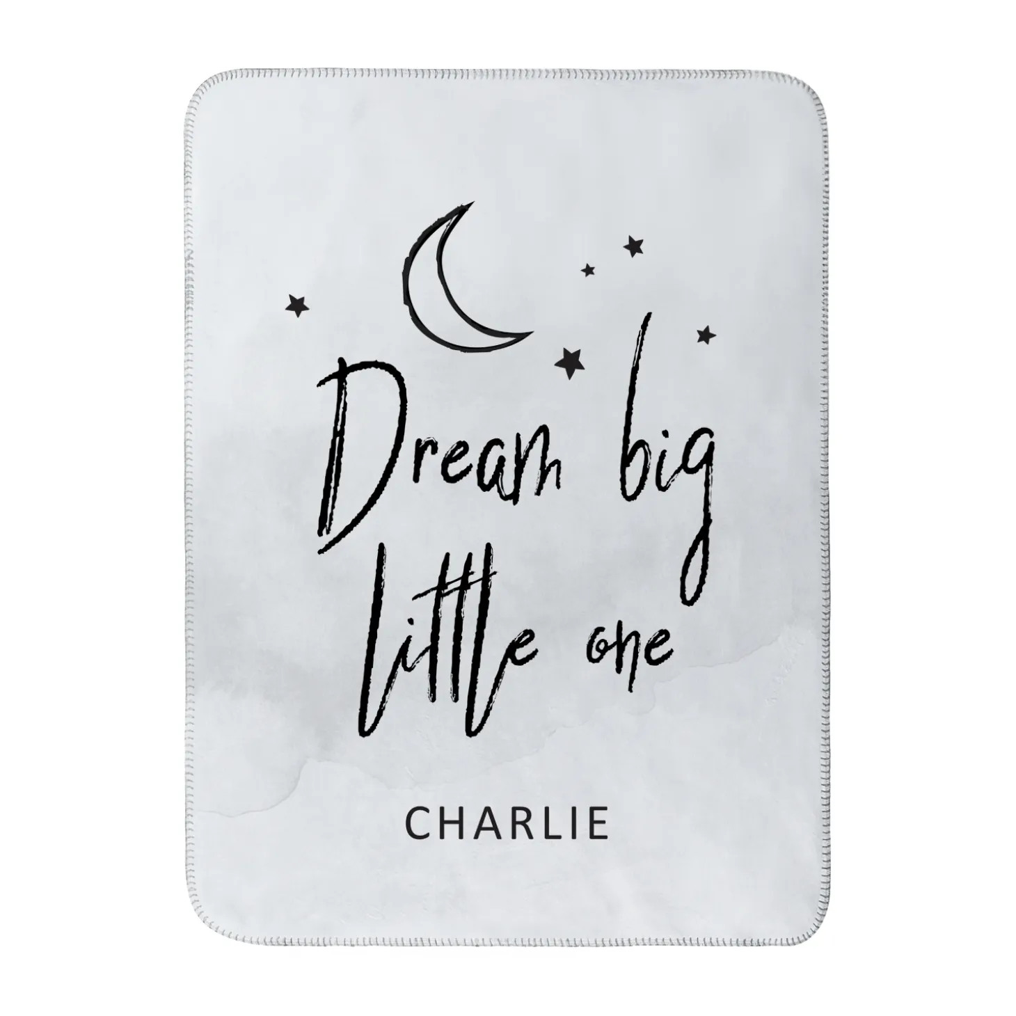 Dream Big Sherpa Baby Blanket