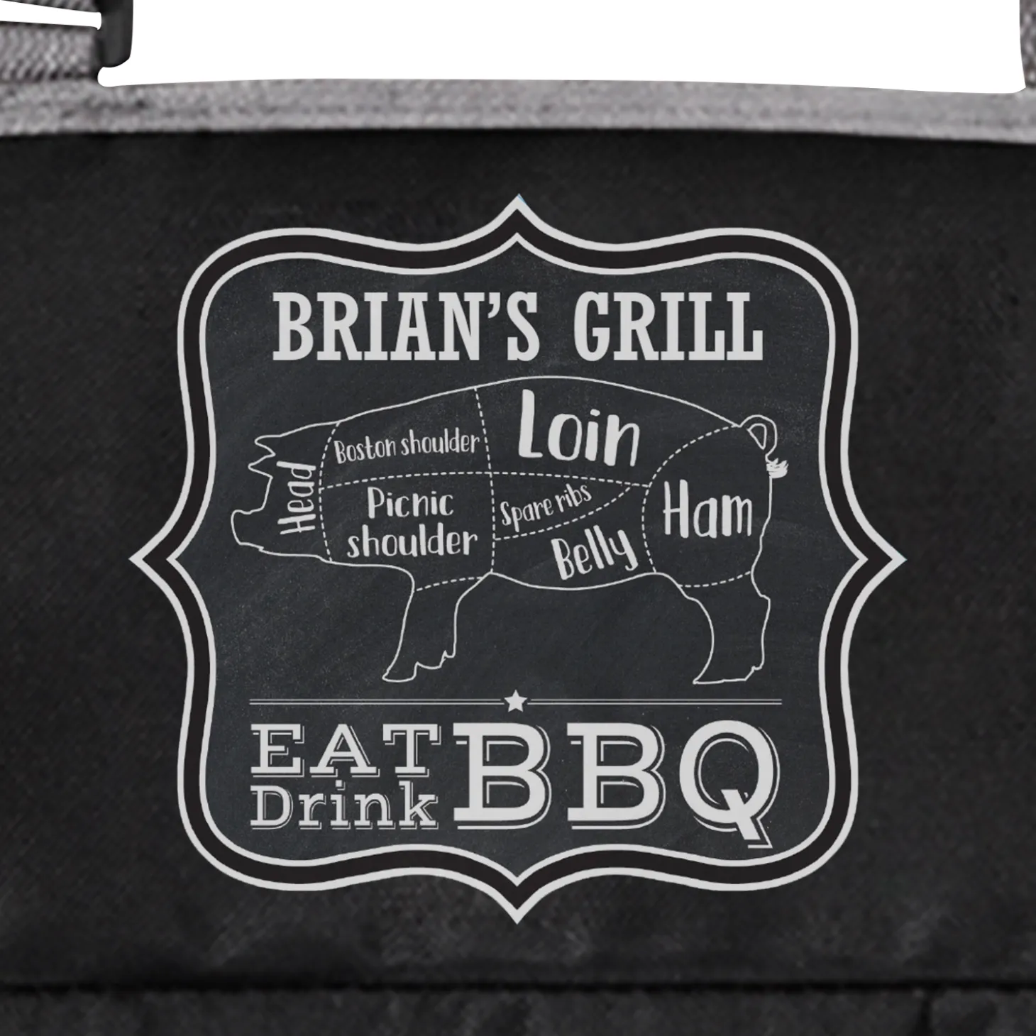 Eat Drink BBQ Apron Set
