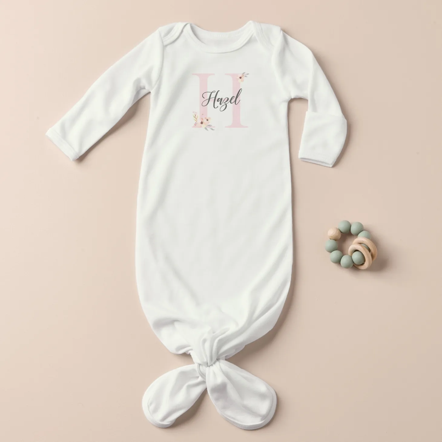 Elegant Baby Knotted Gown