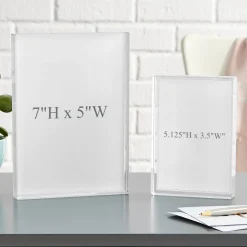 Elegant Initial Glass Block