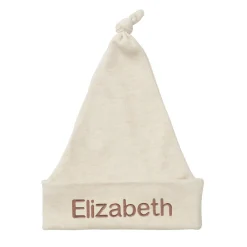 Embroidered Name Knotted Hat