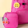 Emoji Fun Acrylic Backpack Tag