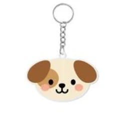 Emoji Fun Acrylic Backpack Tag