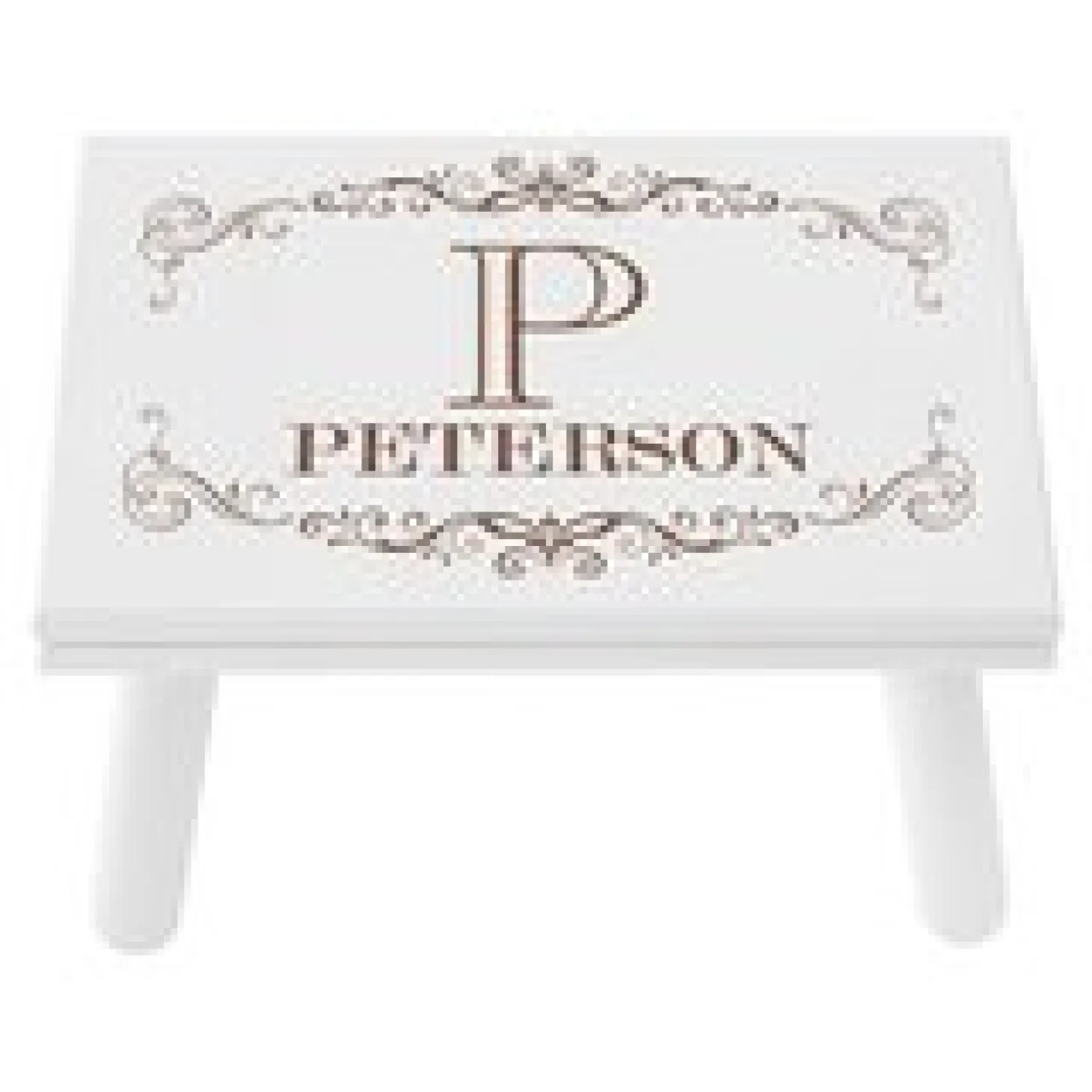 Engraved Name & Initial Step Stool