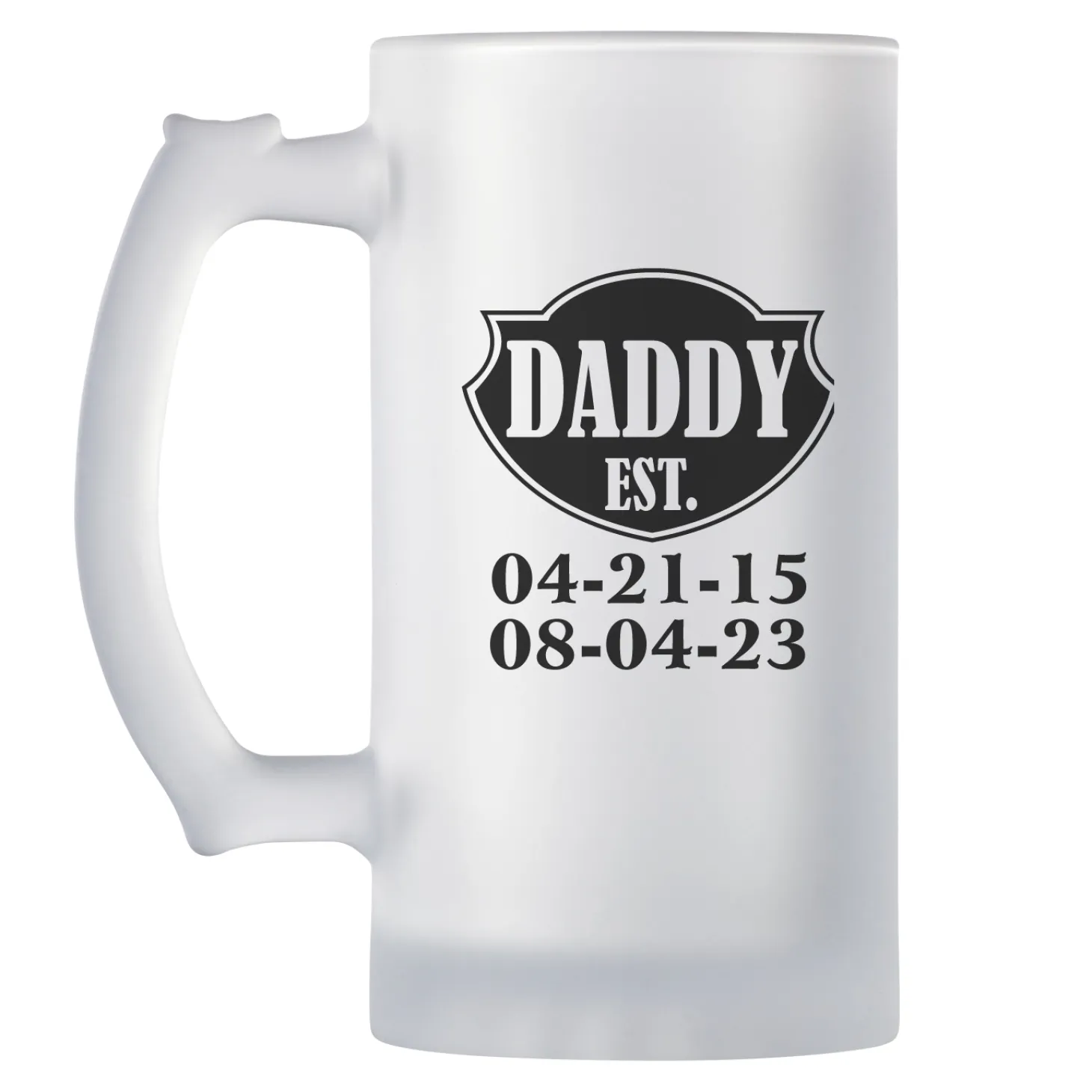 Established Frosted Beer Mug