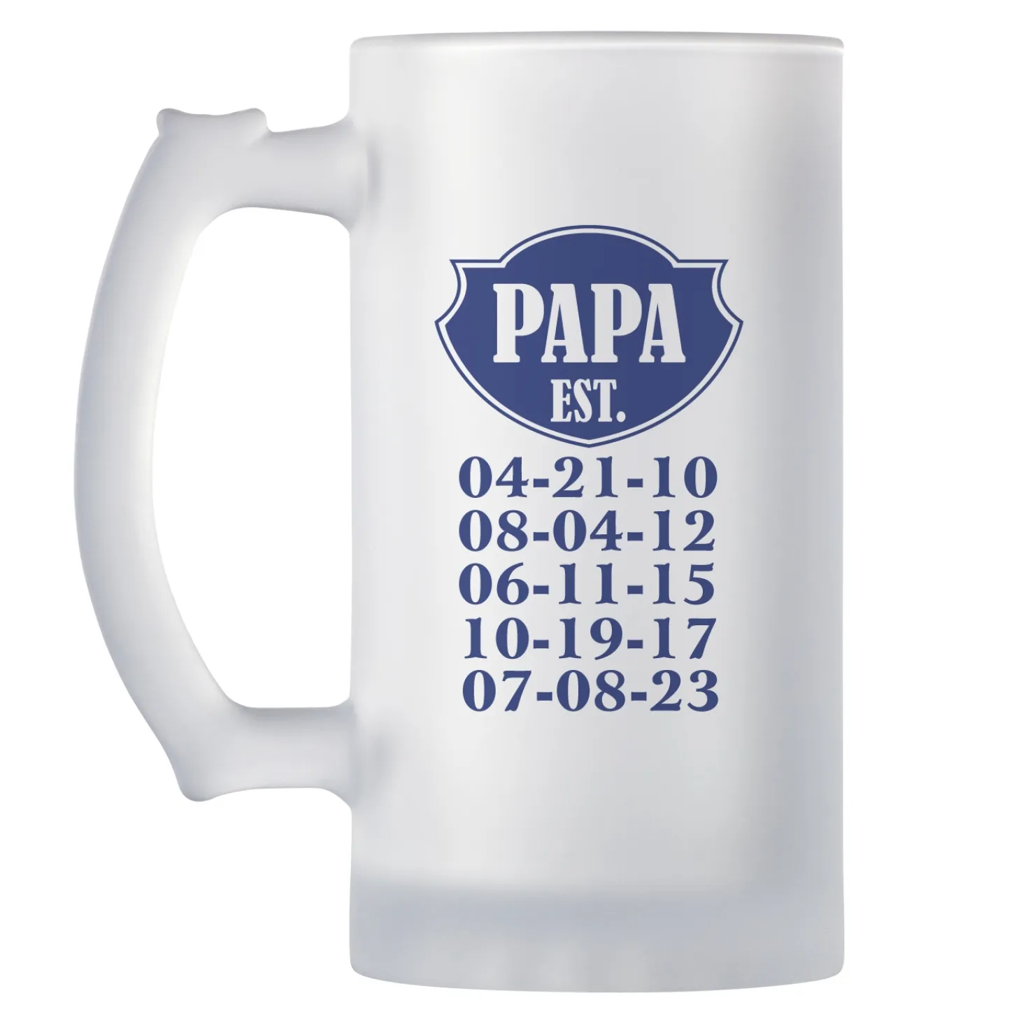 Established Frosted Beer Mug