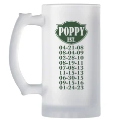 Established Frosted Beer Mug