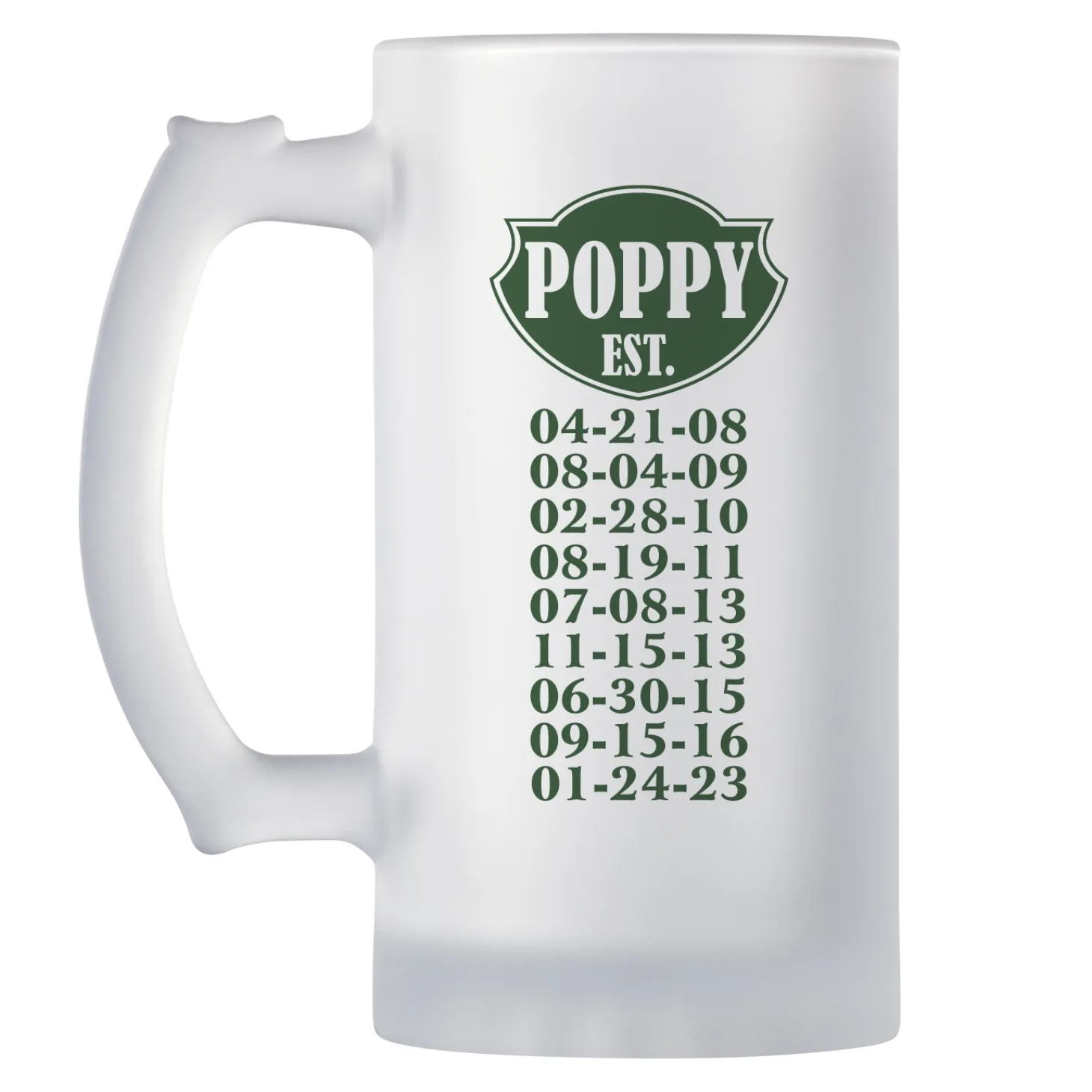 Established Frosted Beer Mug