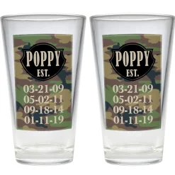 Established Pint Beer Glass