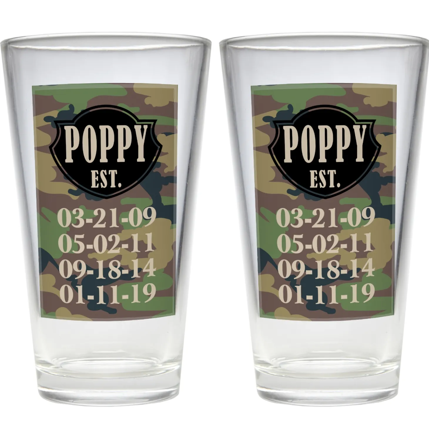 Established Pint Beer Glass