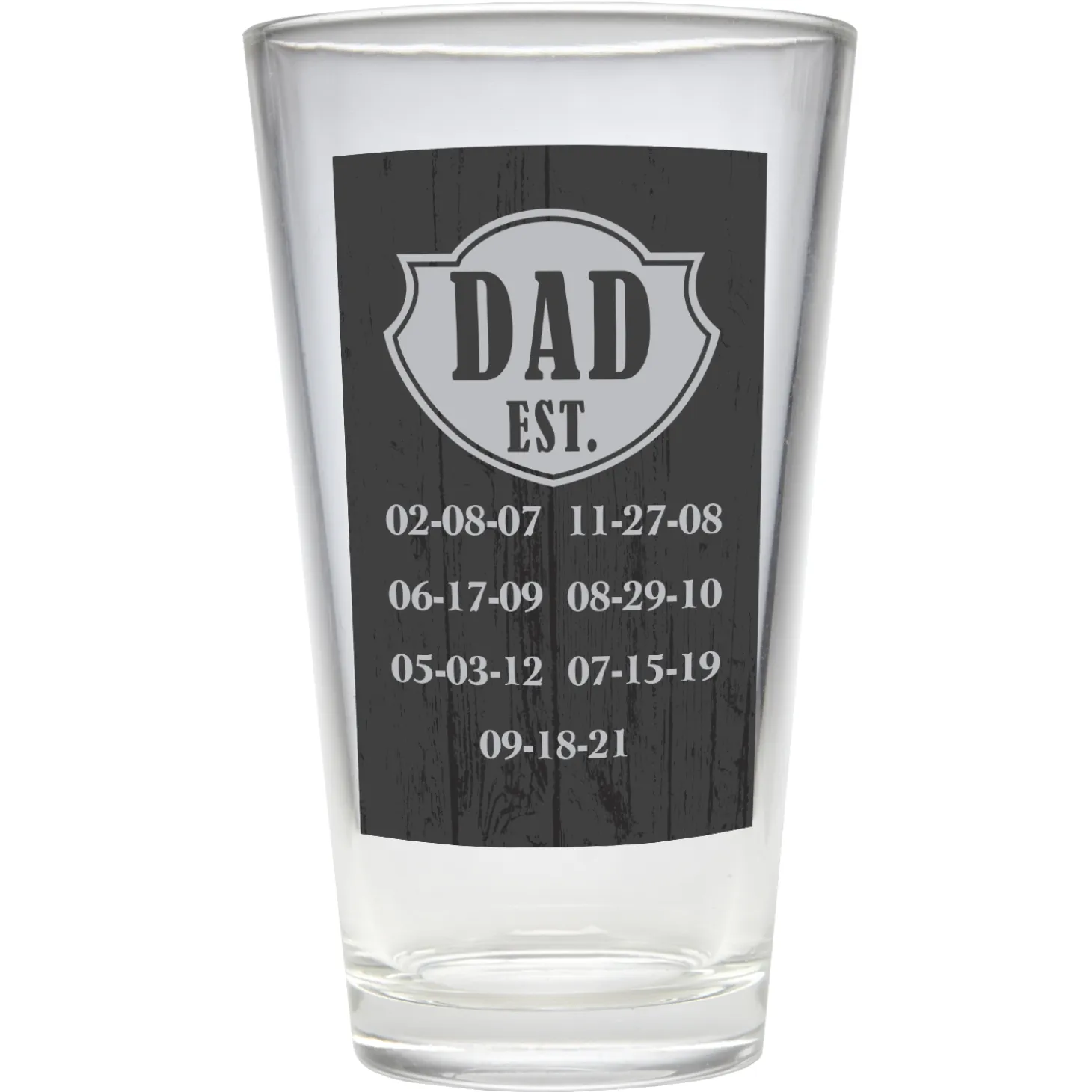 Established Pint Beer Glass