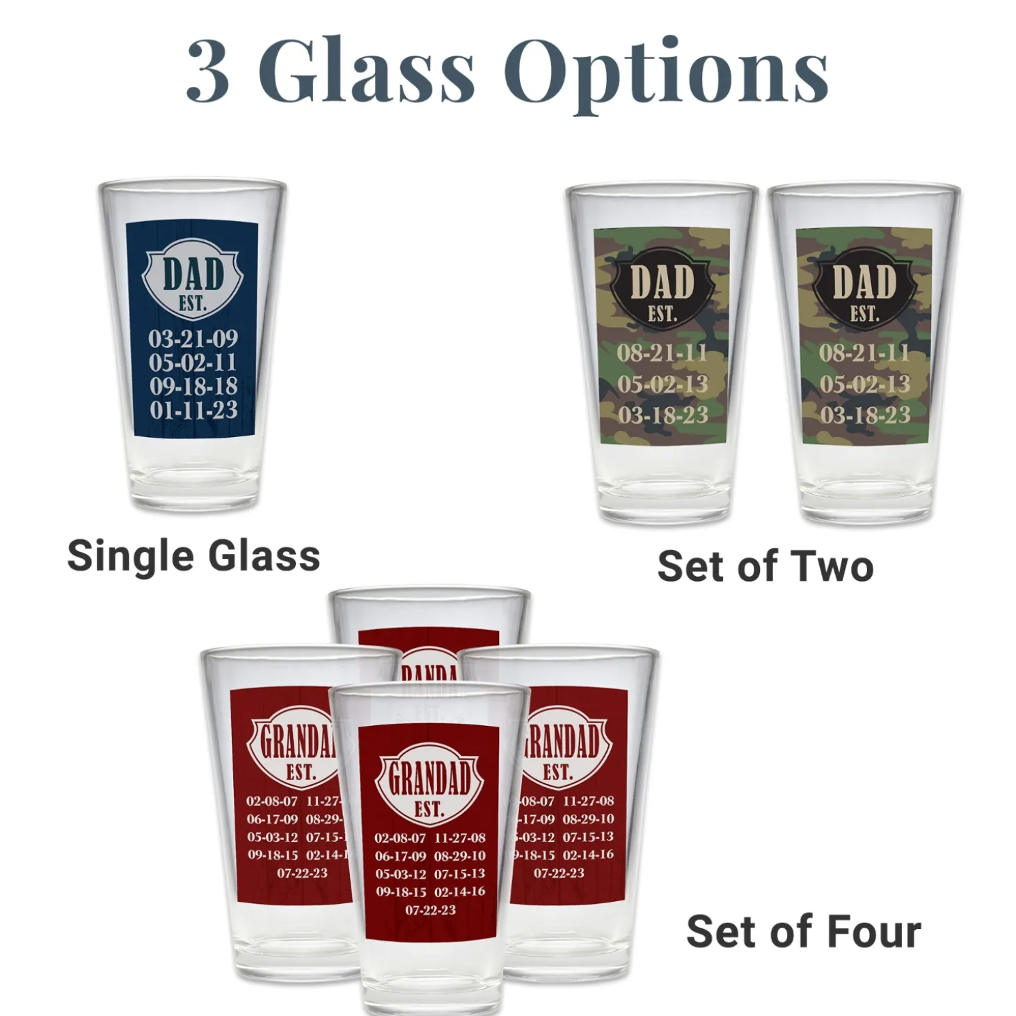Established Pint Beer Glass