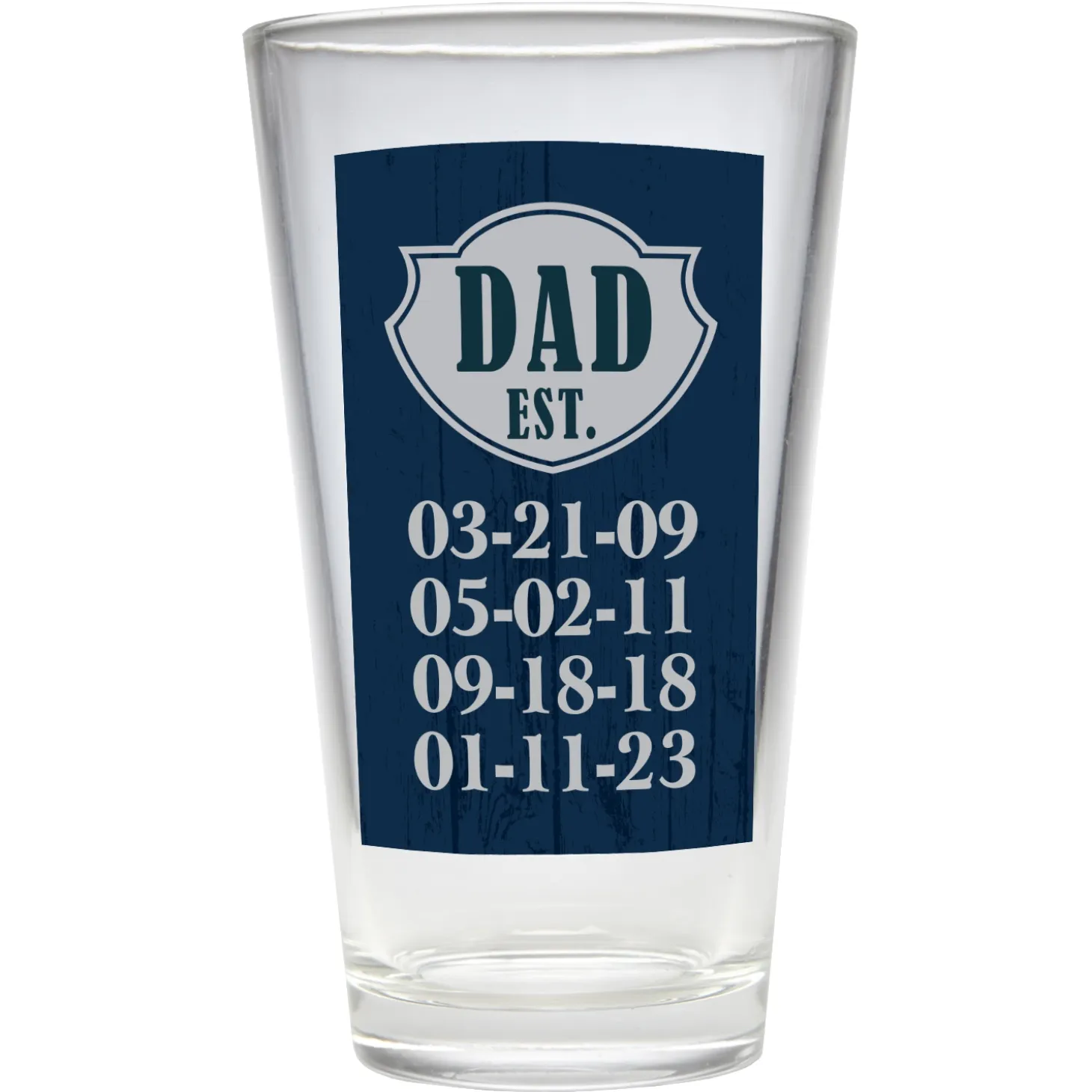 Established Pint Beer Glass