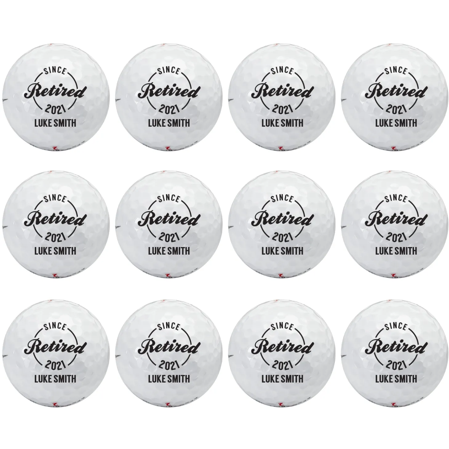 Established Retirement Golf Ball Sets
