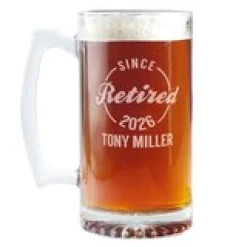 Established Retirement Oversized Beer Mug